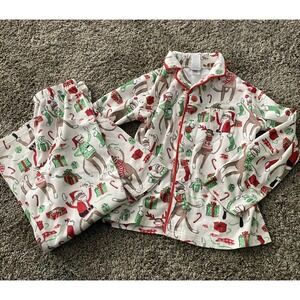 Nite Nite Munki Munki‎ Kids Pajamas 6-7 Sock Monkey 2 Piece